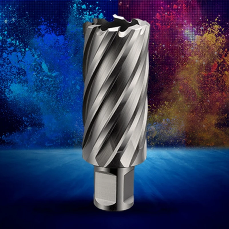 

50mm Depth Steel Drill Bit High-speed Steel Straight Shank Wear-resistant Spiral Chip Flute Sturdy Wear-resistant