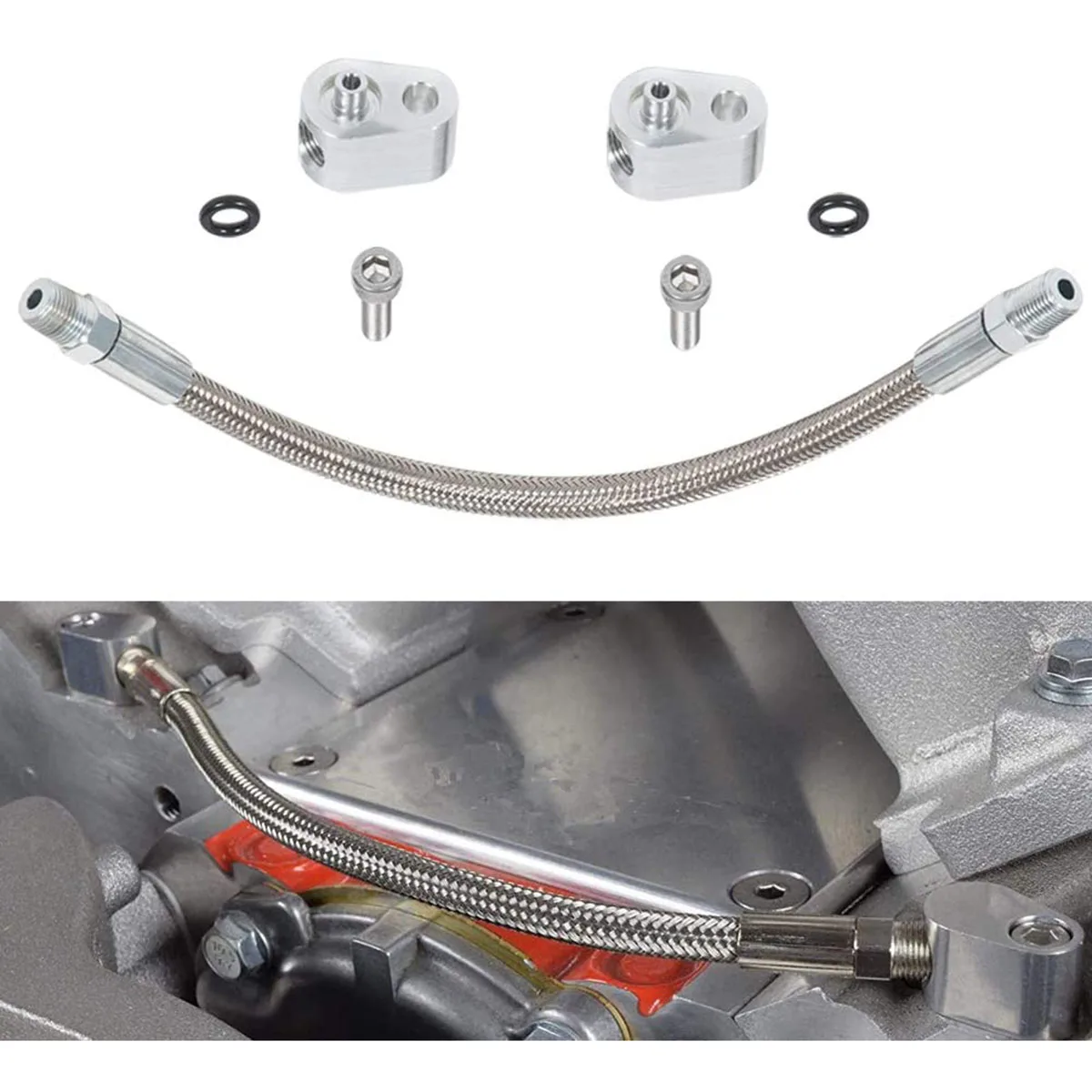 Для GM LS двигатель охлаждающей жидкости паровой порт кроссовер LS1 корпус