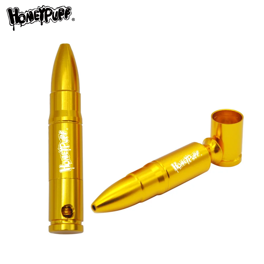 Богатая собака металлические трубы креативная курительная трубка трава Золотая