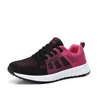 Летняя легкая обувь, спортивные женские кроссовки, женская спортивная обувь, беговые кроссовки, женские черные, красные тренировочные кроссовки для спортзала