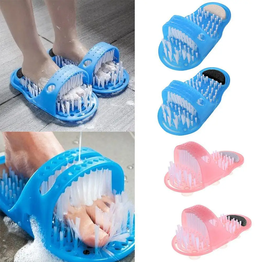 

1Pc 280X140X115Mm Bathroom Massage Slippers Shower Feet Foot Cleaner Scrubber Washing Machine Brush Massager Exfoliating Gift