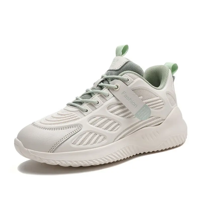 

RISTOP 2021 New Sneakers Women Sports Soft-Soled Shoes Casual Outdoor Flat Running Air Mesh Breathable Platform Shose Women