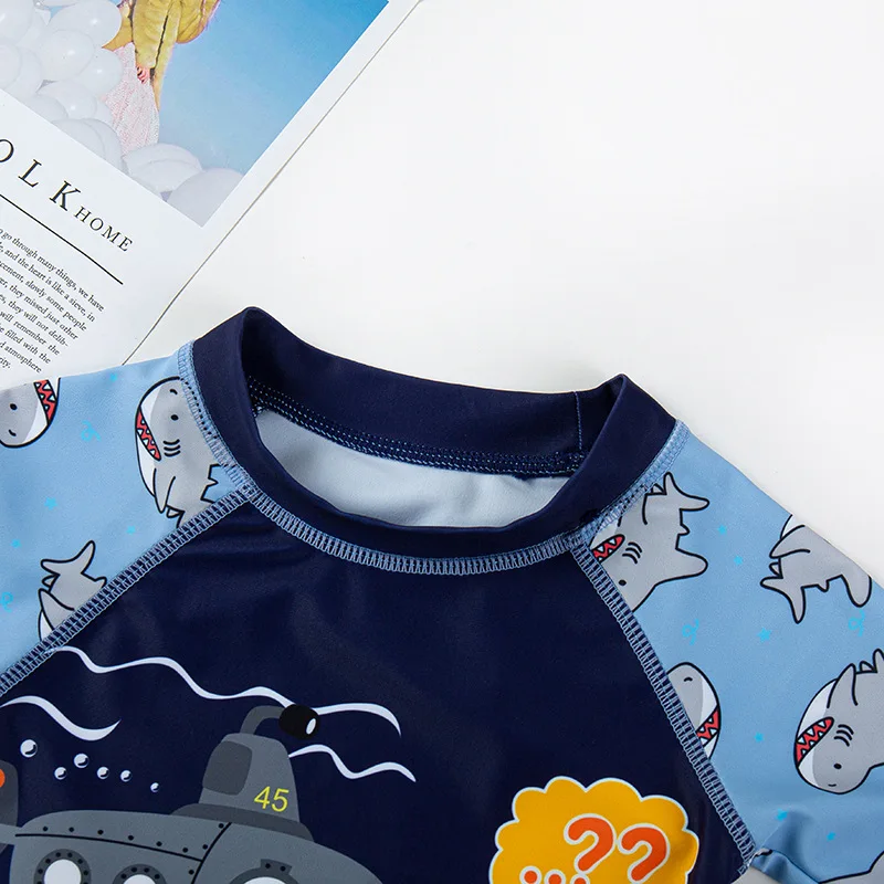 Милые Пляжные купальные костюмы для отдыха детей 2020 быстросохнущие пляжные