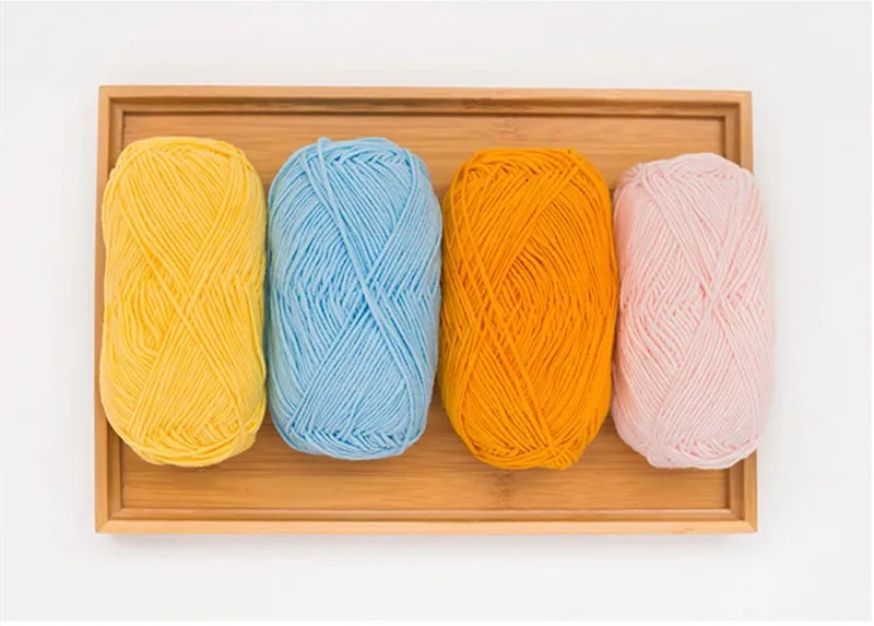 Вязальная пряжа ручной работы 50 г вязальная детский Кукольный свитер мягкая