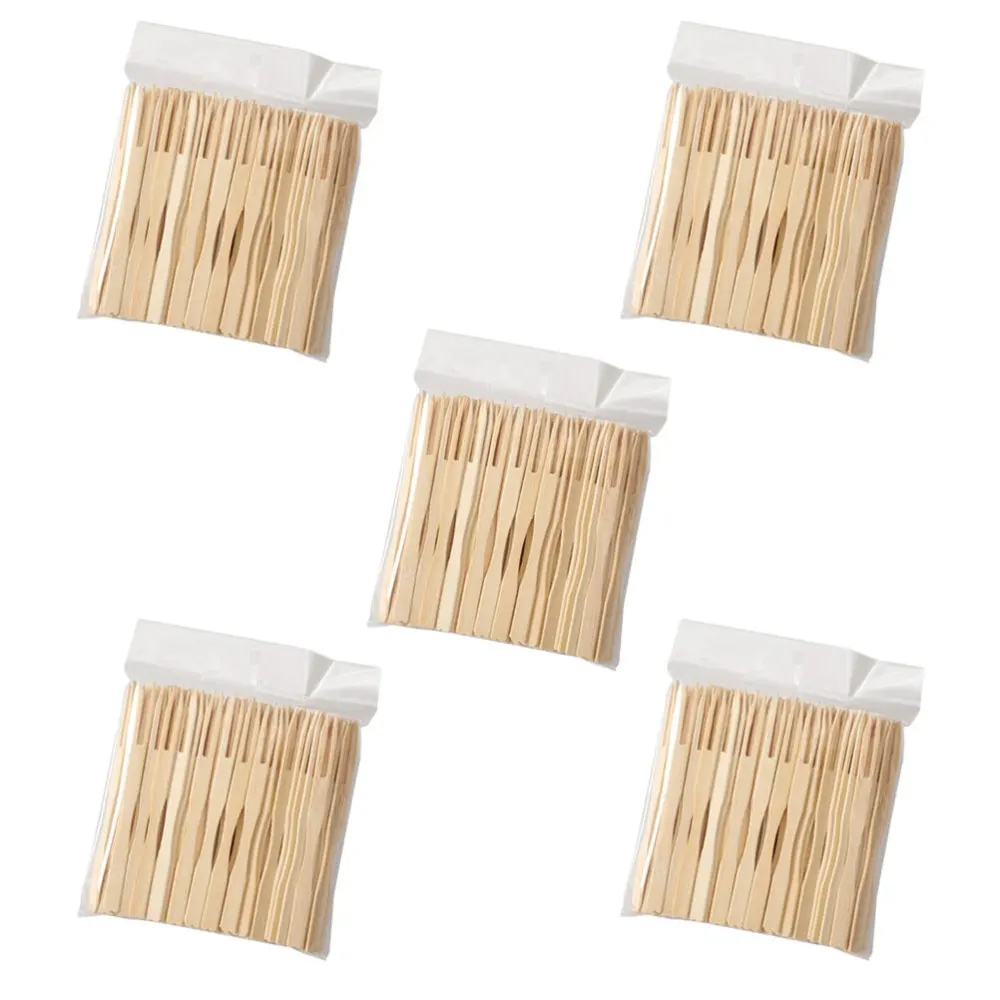500 шт. одноразовые бамбуковые вилки для посуды | Вилки