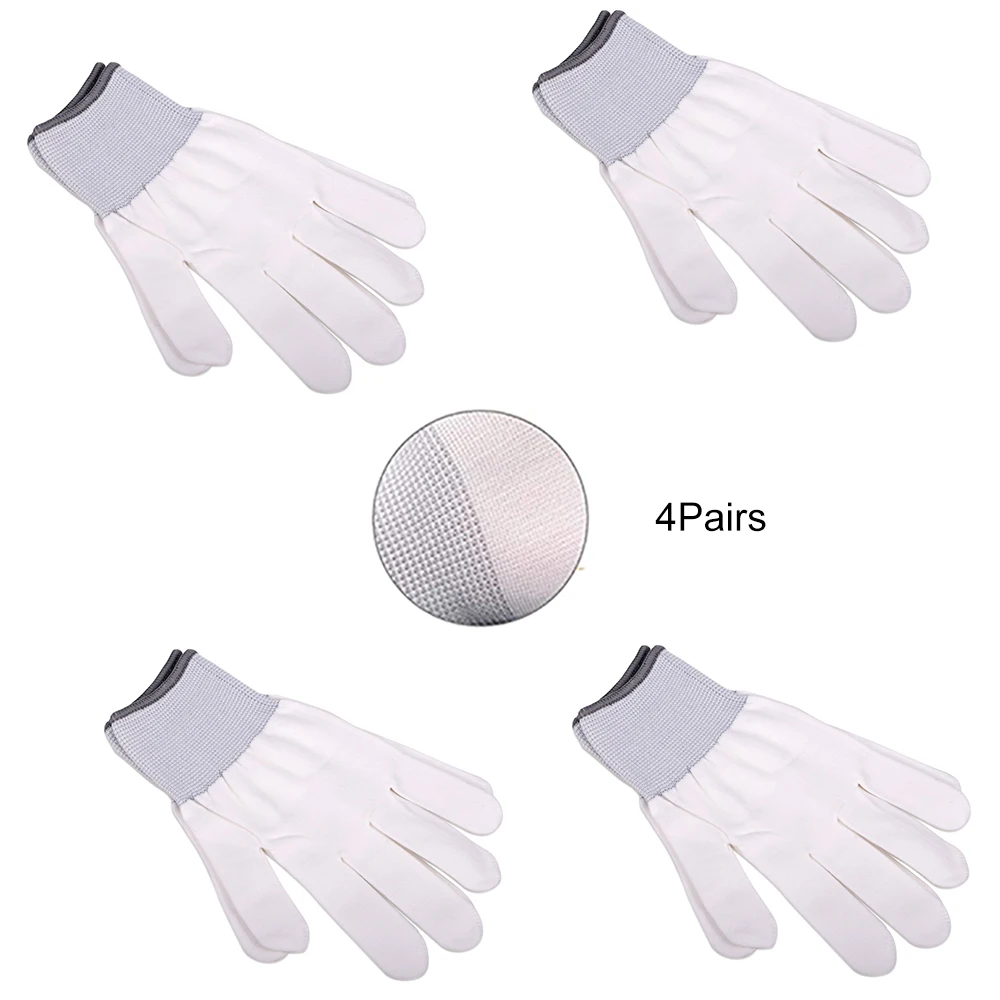 

4/12pairs Anti-static Window Tint Carbon Fiber Vinyl Car Wrap Sticker Film Install Gloves Auto Nylon Tinting Work Gloves