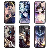 inosuke hashibira kimetsu no yaiba anime phone case for oppo a5 a9 2020 reno2 z renoace 3pro a73s a71 f11