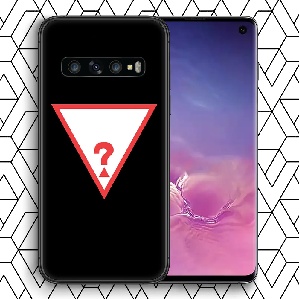 

French fashion luxury brand guess Phone Case For Samsung Galaxy Note S 8 9 10 20 Plus E Lite Uitra black Waterproof Luxury Cover