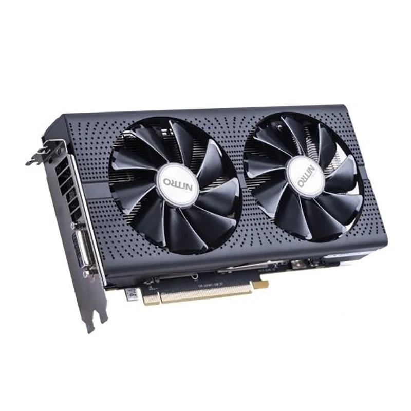 Б/у SAPPHIRE RX 470D 4 Гб видеокарты GPU Radeon RX470D для AMD400 компьютерная игровая карта HDMI PCI-E X16