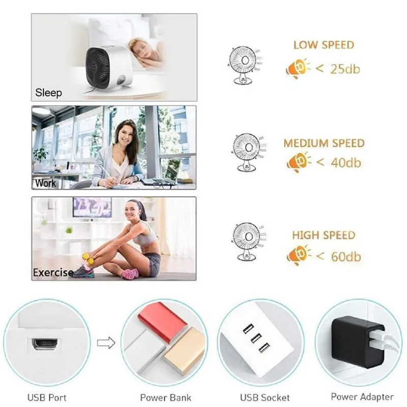 

Portable Mini Air Conditioner Multi-Function Humidifier Purifier USB Desktop Air Cooler Fan With Water Tank Home Office 2020 New