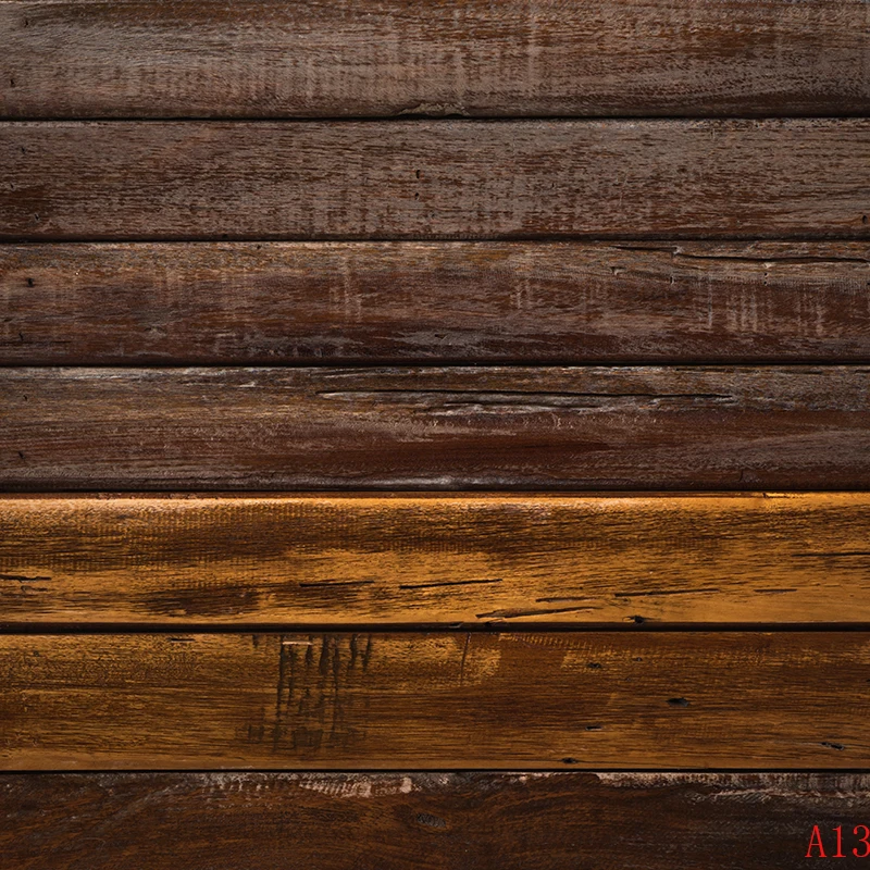 Виниловый фон Nitree для фотостудии в стиле ретро с изображением деревянного пола