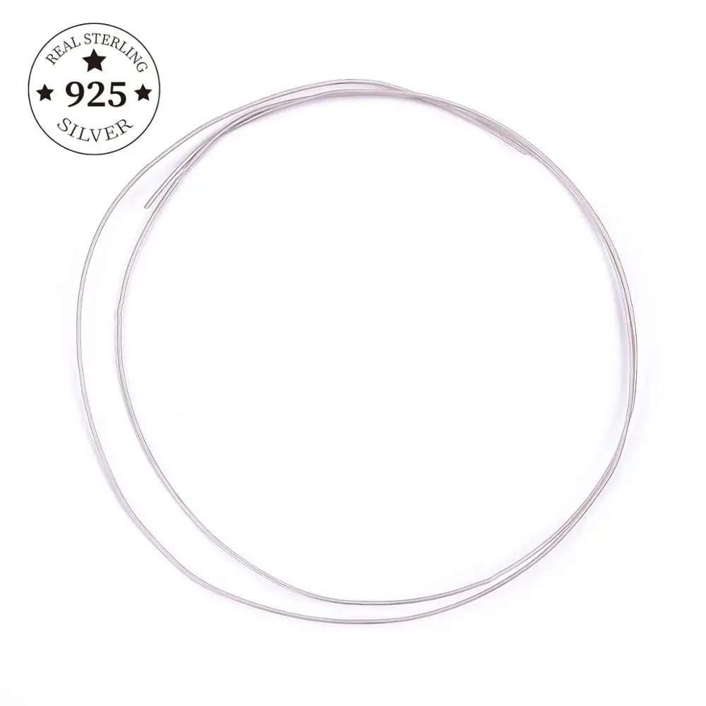 Фурнитура из стерлингового серебра 925 пробы 0 4 5 6 8 1 мм Металлическая линия для