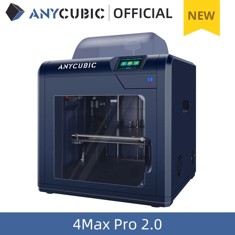 ANYCUBIC 4Max Pro 2.0 New FDM 3D Printer Impresora 3D Printing DIY 3D Printers Free Gift: 0.5Kg PLA