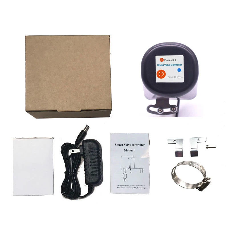 

Smart Home Tuya Zigbee Smart Valve Controller Water Gas Valve Automation Voice Remote Control Work With Alexa Google IFTTT