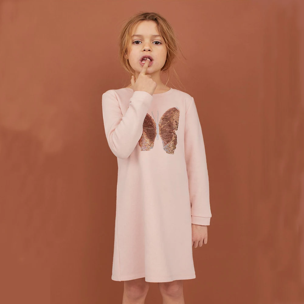 Jumping Meters/платье для девочек с аппликацией в виде животных Детские платья