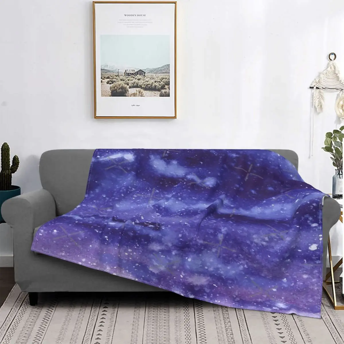 

Manta de Совершенно Синий, a cuadros para cama colcha, manta de playa, manta de muselina a cuadros en el sofra