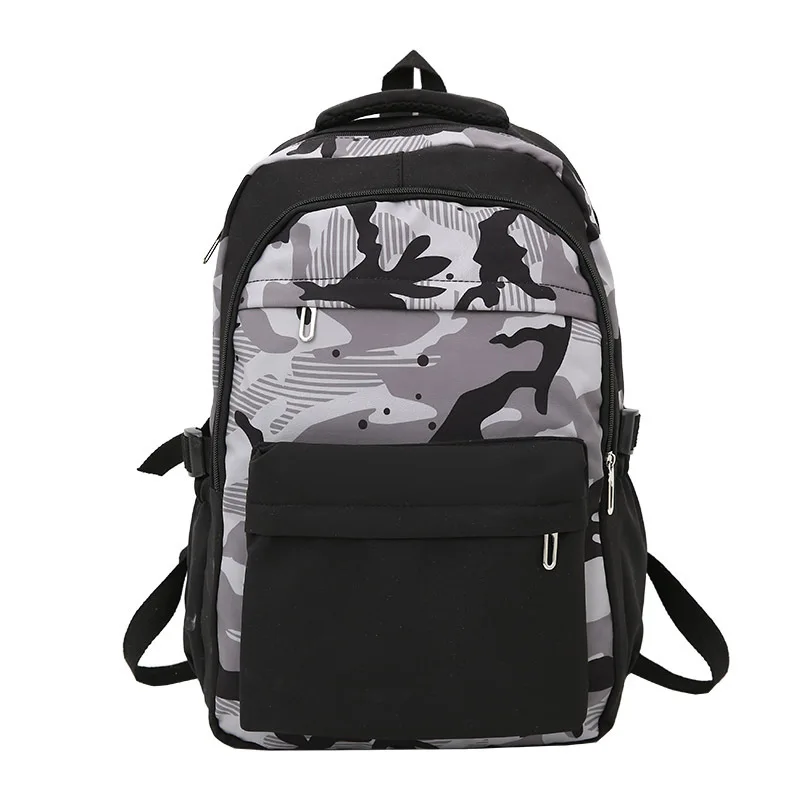 

Girls School Bags For Women's Backpack Large Capacity Nylon Waterproof Simple Fashion Casual Travel Outdoor Sport Men's Backpack