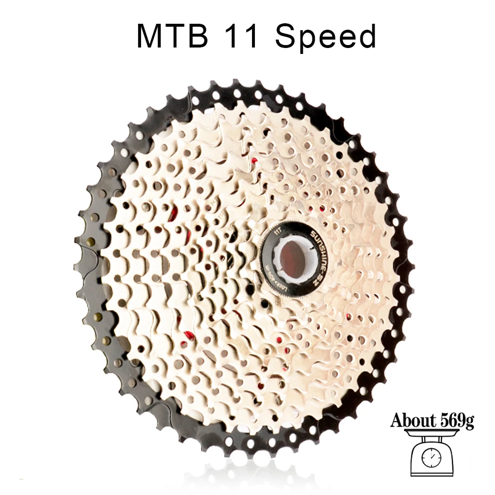 

Велосипедная кассета SUNSHINE MTB 11 s, свободное колесо, 11 скоростей, 11-25T 28T 36T 40T 42T 46T 50T K7 11v, Звездочка для горного велосипеда