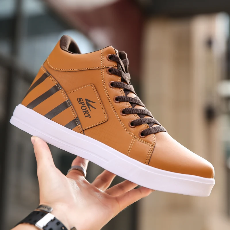 

Men Sneakers High-top Outdoor Flat Casual Shoes Men Sneakers 2022 New Fashion Male Outdoor Skateboard Shoes Men Casual Sneakers
