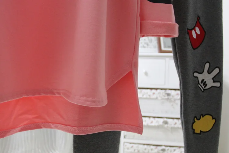 

Disney 2020 New Women Pajamas Sets autumn Long Sleeve Cartoon Print Cute Sleepwear Girl Pijamas Mujer Leisure Nightgown Adult cl