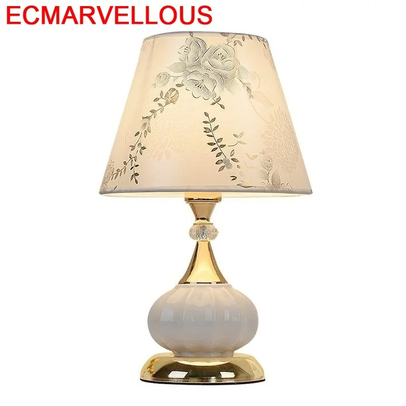 Casa Mariage Noche Lampe Chevet Chambre Lampada Comodino Deco дом Abajur Quarto Lampara De Mesa Para El Dormitorio настольная лампа