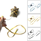 Шлейка для домашних животных, регулируемый поводок для рептилий, черепахи, ящерицы, мягкий ремешок, Прямая поставка