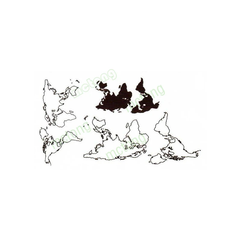 Водостойкая наклейка Карта мира татуировка ручная Татуировка тело флэш-наклейка