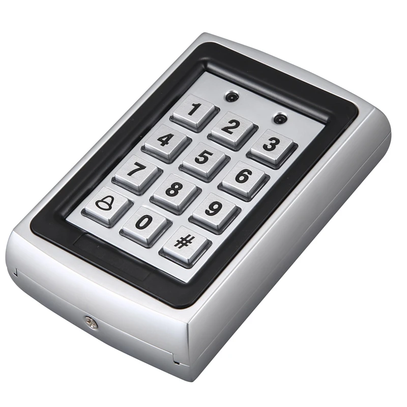 waterproof metal rfid access control keypad password card reader keypad key fobs password access lock door access control system free global shipping
