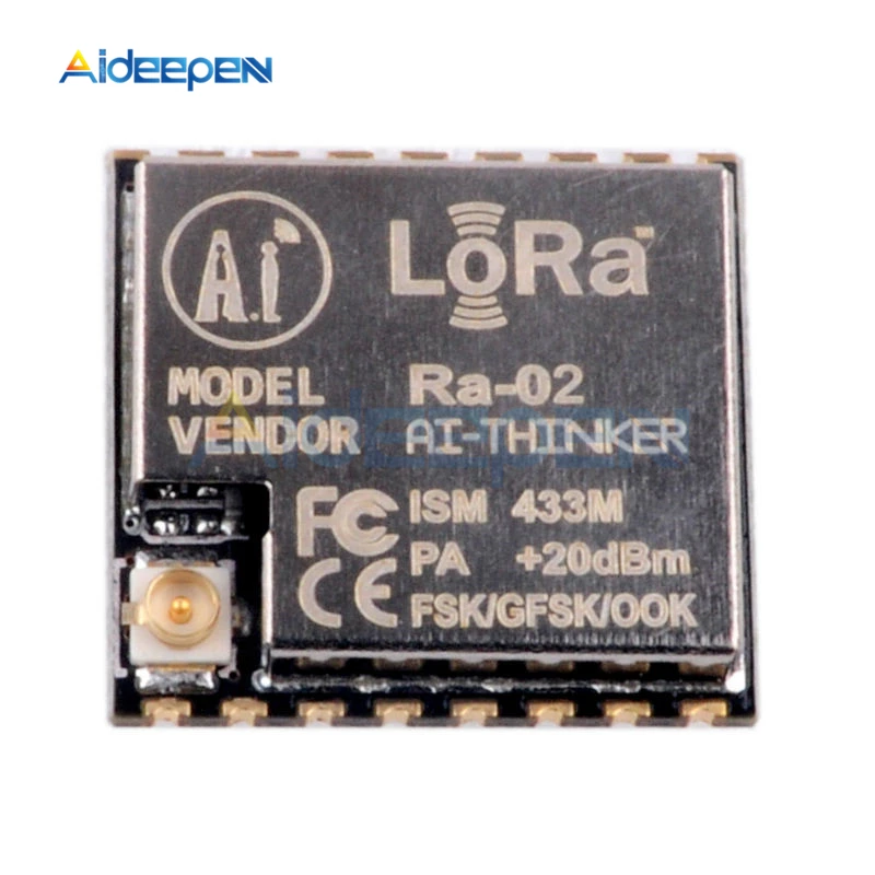 SX1278 LoRa модуль 433 м 10 км Ra-01 Ra-02 Ai-Thinker беспроводной расширенный спектр передачи разъем для умного дома доска «сделай сам»