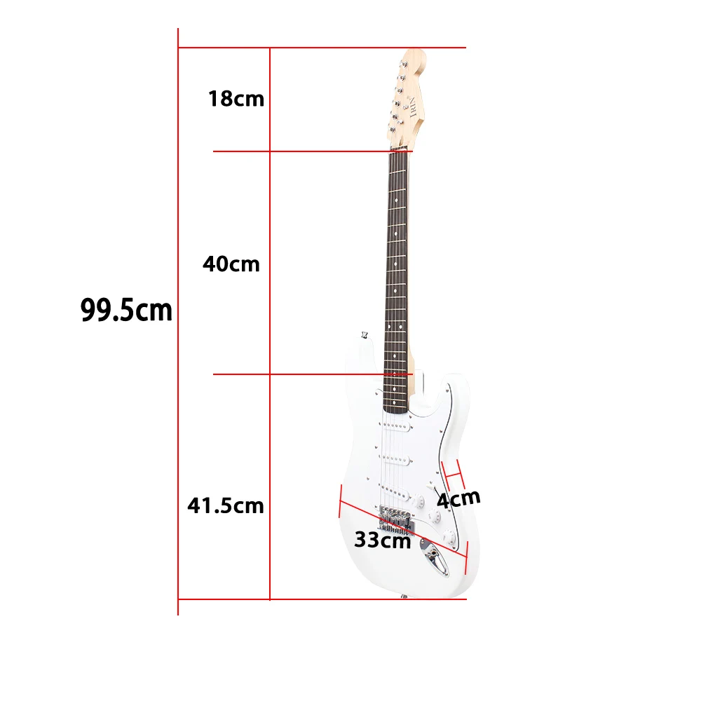 ST Electric Guitar 39 Inch 6 String 21 Frets Basswood Body Guitarra With Speaker Parts &amp Accessories |