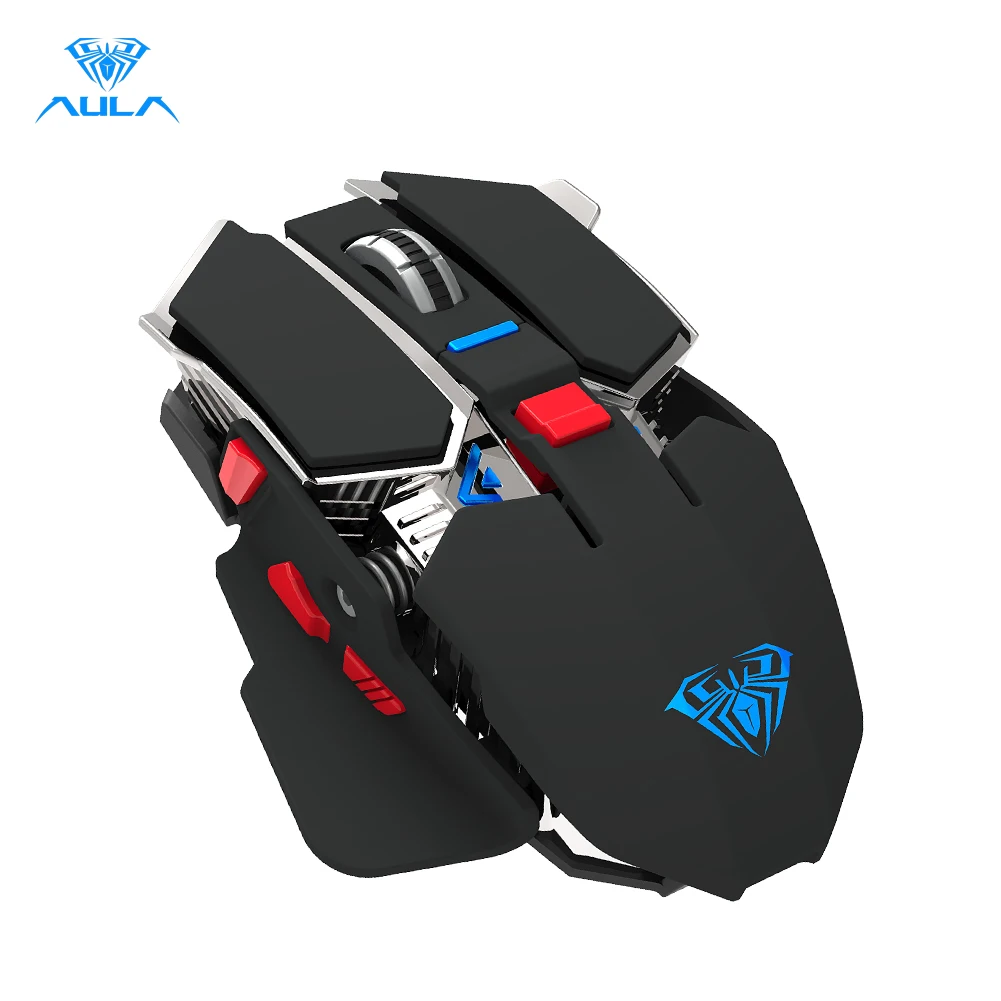 AULA SC300 2.4G wireless mouse bluetooth mouse Rechargeable USB charging mouse ergonomic optics suitable for Desktop Laptop