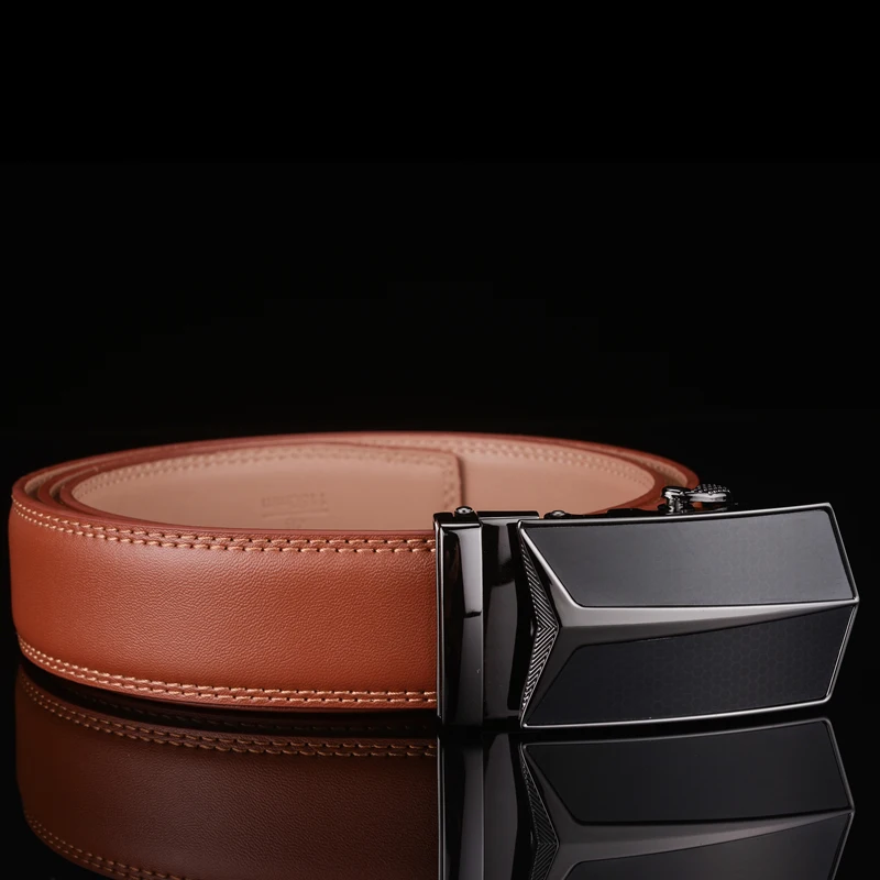 Мужской ремень из натуральной воловьей кожи с автоматической пряжкой G23 |