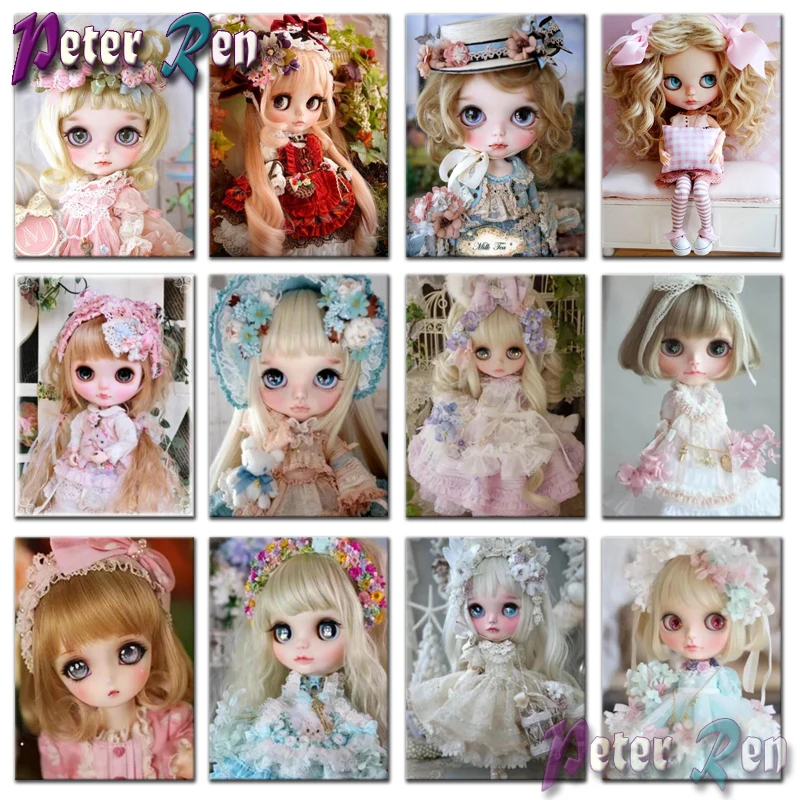 

5D DIY Diamond Painting cartoon princess Square/Round Diamonds Mosaic embroidery full Paste drill Cross Stitch gift Fairy beauty