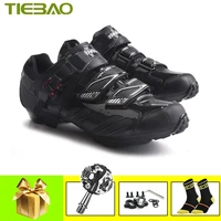 tiebao sapatilha ciclismo mtb men women bicycle cycling shoes self locking mountain bike shoes breathable pedals riding sneakers