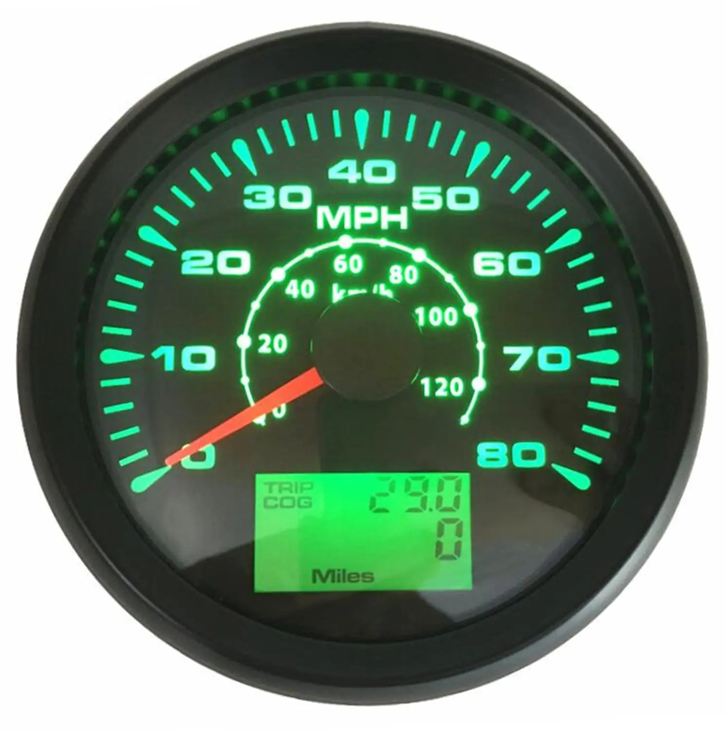 Комплект 1 0-80миль/ч с автоматической настройкой GPS датчики спидометра 85 мм 0-120 км/ч