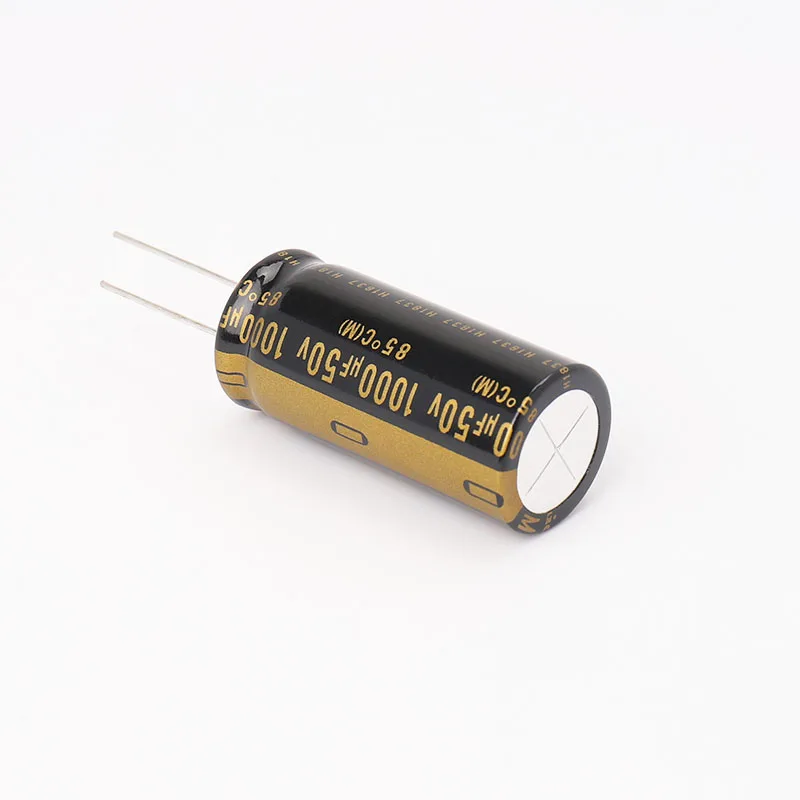 2Pieces Nichicon Audio Capacitor Coupling Filter 1000uF 50V KZ Series 50v 1000uf 18X40mm | Capacitors
