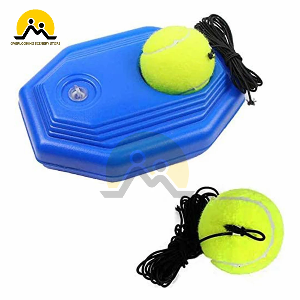 

Обучающее устройство для тенниса, оснащенное теннисным мячом, с кольцом светильник кое и портативное, подходит для одиночных тренировок