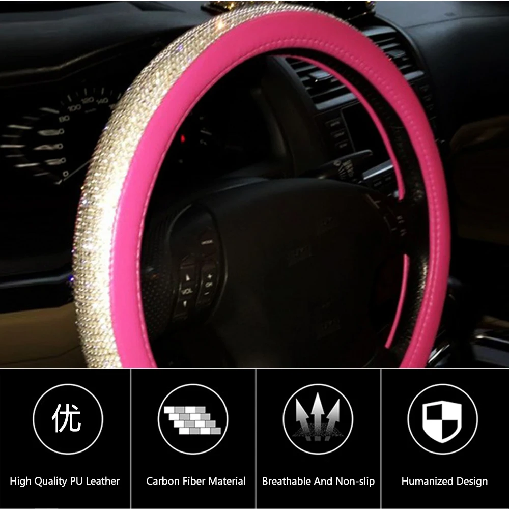 

MUCHKEY Brand Steering Wheel Cover For Nissa For Land For Kia For Ford For Volkswagen For Toyota For Honda For BMW For Chevrolet