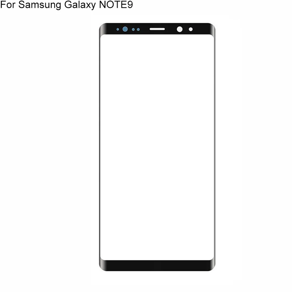 Запасная передняя внешняя стеклянная линза для объектива УФ клея Samsung Galaxy Note