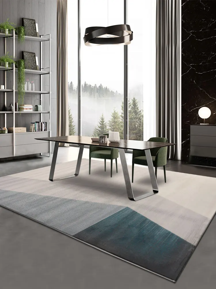 

High-end fashion European carpet livingroom simple modern American tea table blanket bedroom full of bedside blanket Nordic wind