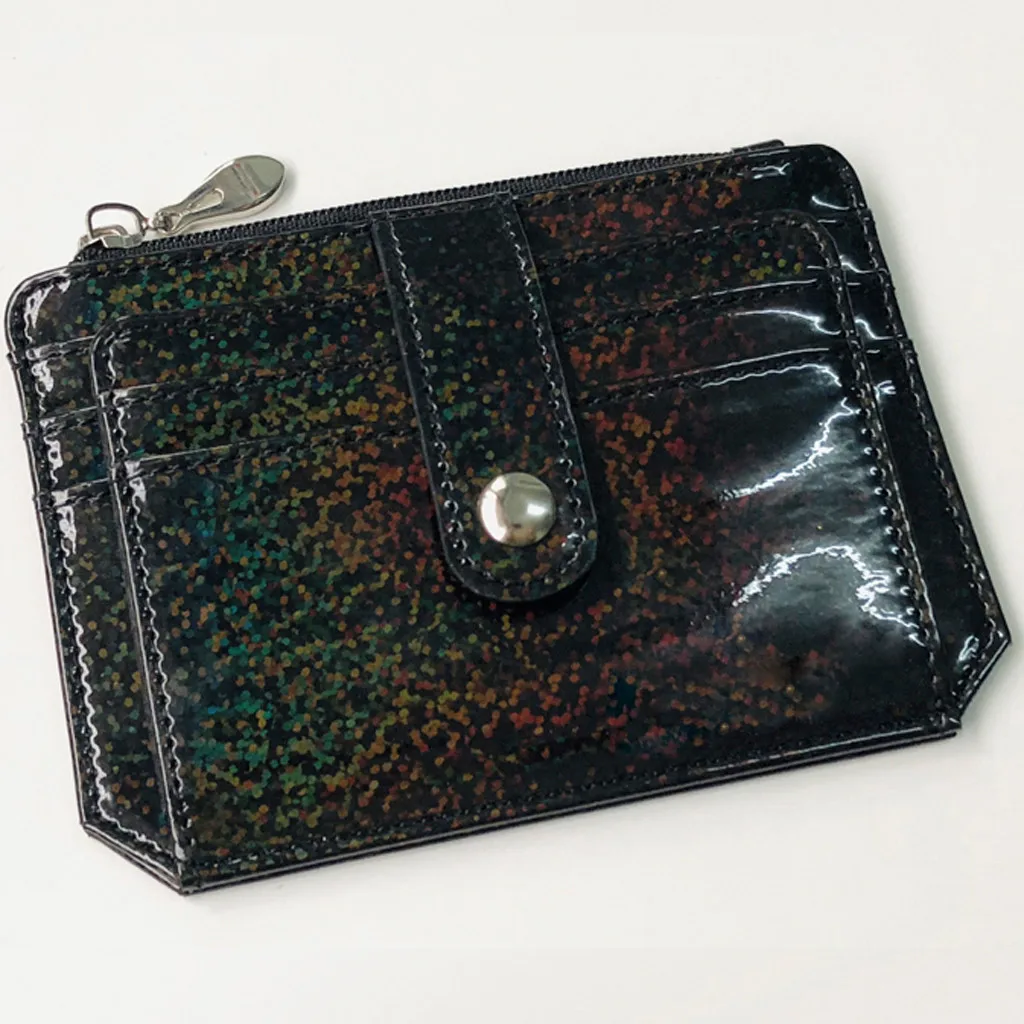 Модный женский многофункциональный портативный кошелек на молнии с пряжкой для