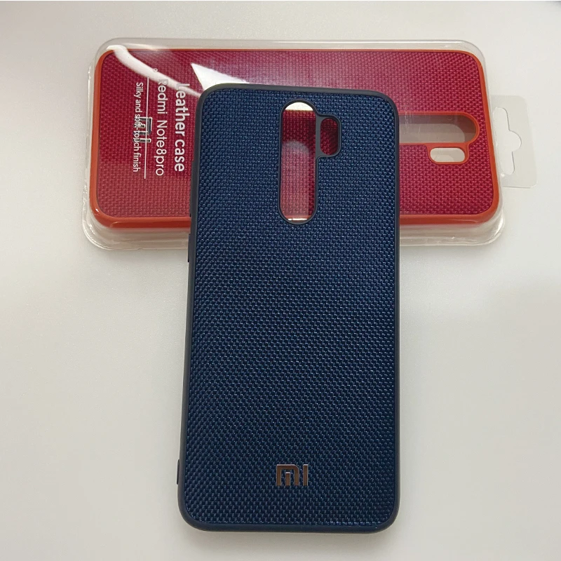 Чехол для XIAOMI Redmi Note 8 Pro тканевый чехол из углеродного волокна и нейлона защитная