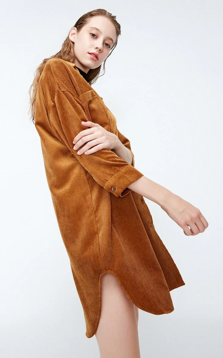 Vero Moda Новые поступления OL Стиль Круглый вырез из двух частей 3/4 рукава платье | 318431508