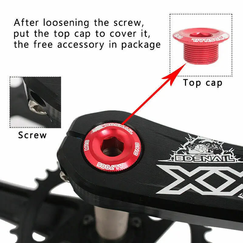 Велосипедная Звездочка SNAIL GXP для горного велосипеда 170 мм Кривошип BB MTB