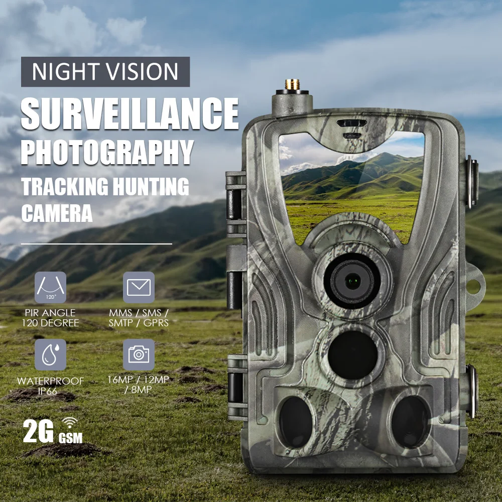 HC-801 M 2G охотничья камера для слежения за фотографией 1080P инфракрасная ночного