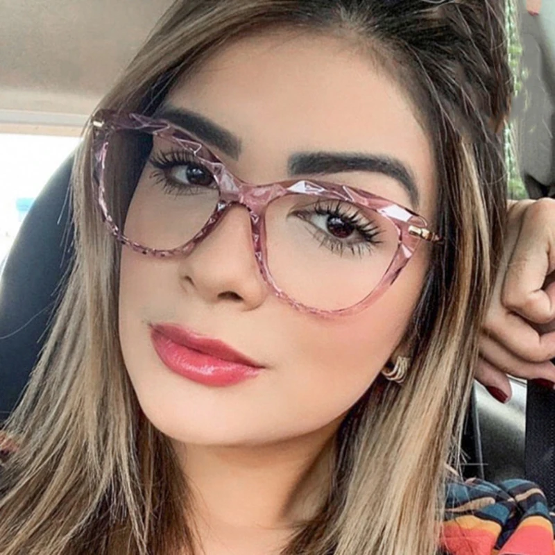 Женские очки с защитой от синего света Модные прозрачные женские