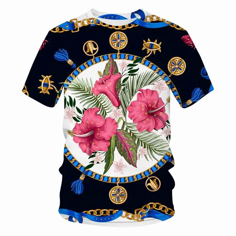 

Summer 3D T-shirt Men's Women's Fashion Streetwear O-neck Breathable Short Sleeve Hip Hop High Top Harajuku Casual Top 2021