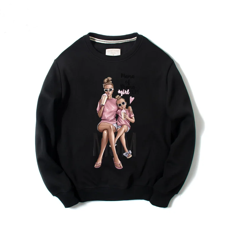 Diy девушка патч для одежды термо-Стикеры мамы ребенка печать на футболке