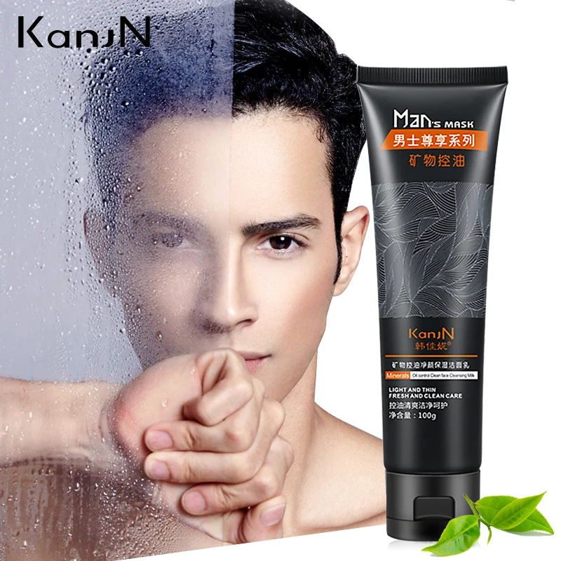 Мужское увлажняющее средство для очищения пор с минеральными пузырьками