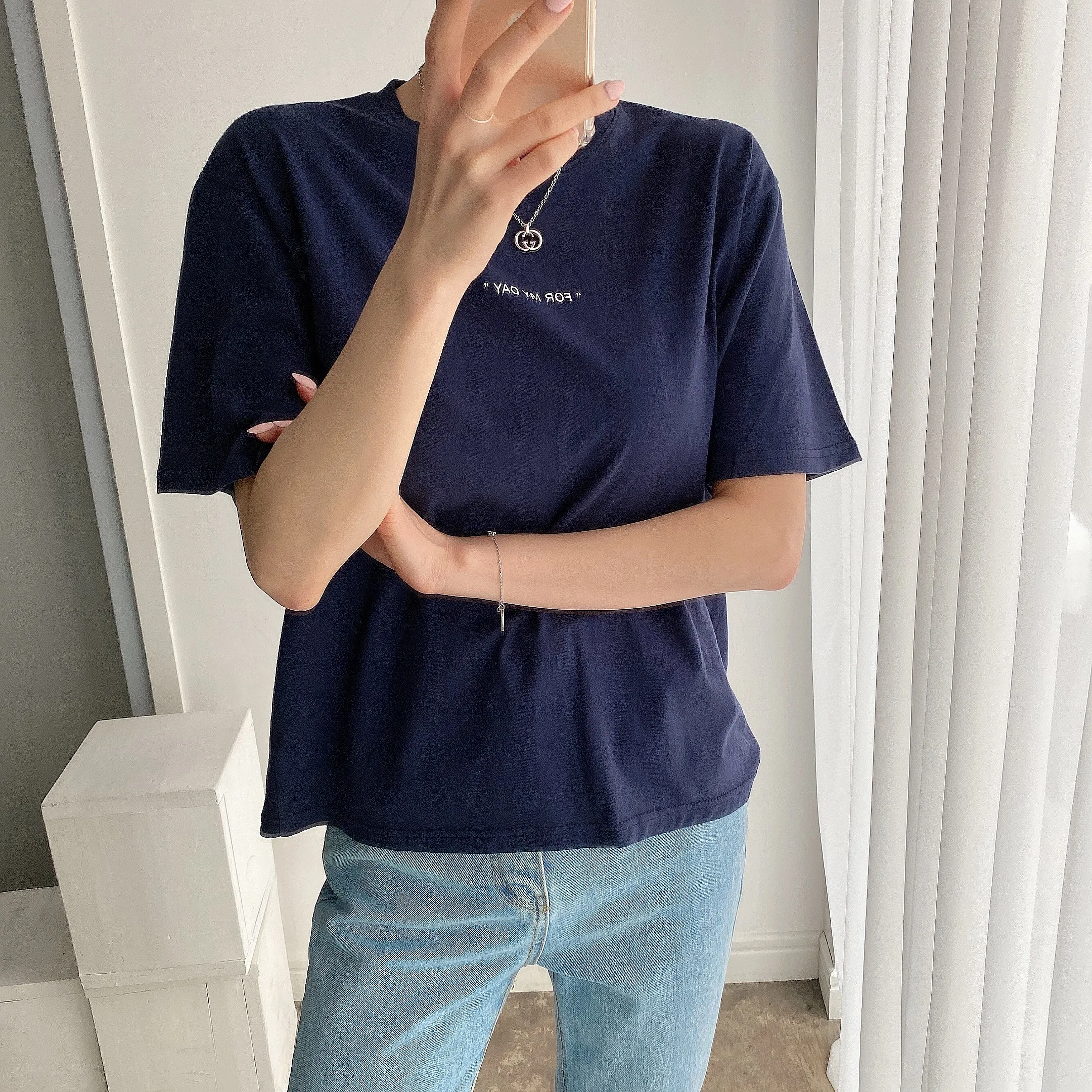 

HziriP 2021 All Match Girls Tops New Letters Printed Summer Brief Loose Casual High Waist Basic Stylish Short Sleeves T-shirt